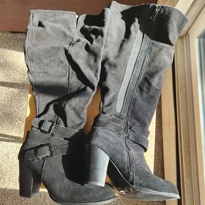 Torrid Knee-High Black Boots, 10W